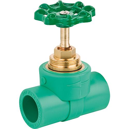 PPR flush-mounted pipe shut-off valve Standard 1