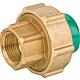 PPR pipe Brass coupling IT 20x1/2", max. temperature 80¦C"