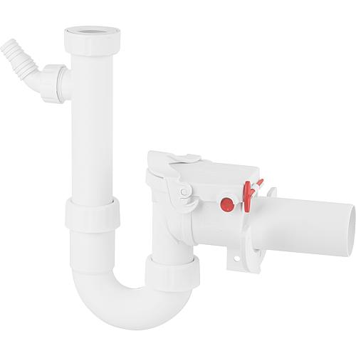 Backflow seal for washbasin and flush mixer siphon Standard 1