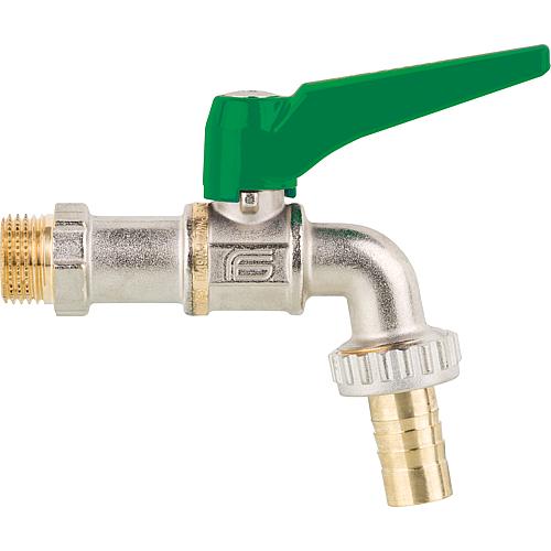 Outlet ball valve VVA Pro DN 15 (1/2") with jet control and volume control ball, PN 40 Standard 1