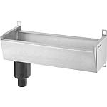 Stainless steel draining channel for water distribution