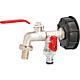 IBC adapter with double ball valve Standard 1