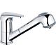 Top II washbasin mixer with closed lever and pull-out dish rinser Standard 1