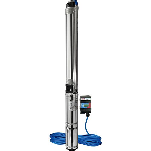 Deep well pumps QPGo 4", with oil-cooled motor, type DRP Plus with dry-running protection Standard 1
