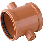 Double sliding joint Plus for underground pipes