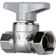 Ball valve, IT x union nut, with butterfly handle