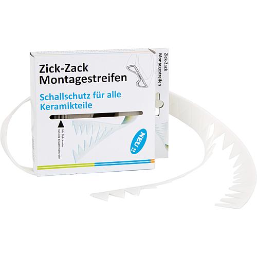 Bande de montage acoustique pour sanitaire Zick-Zack Standard 1