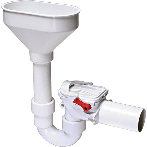 Backwater valves Staufix, funnel siphon DN 50 Standard 1