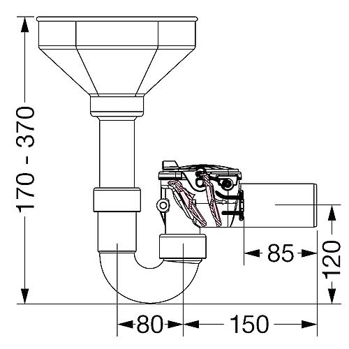 Clapet anti-retour double Staufix Siphon DN 50