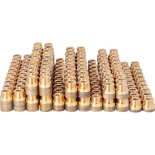 Pack rallonges de robinet en bronze DN 15 (1/2"), 180 pièces Standard 1