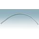 Wasserabweisprofil B mit Steg für den unteren Wannenanschluss, 1/4 Kreis (gebogen) Standard 3