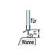 Wasserabweisprofil B mit Steg für den unteren Wannenanschluss, 1/4 Kreis (gebogen) Standard 5