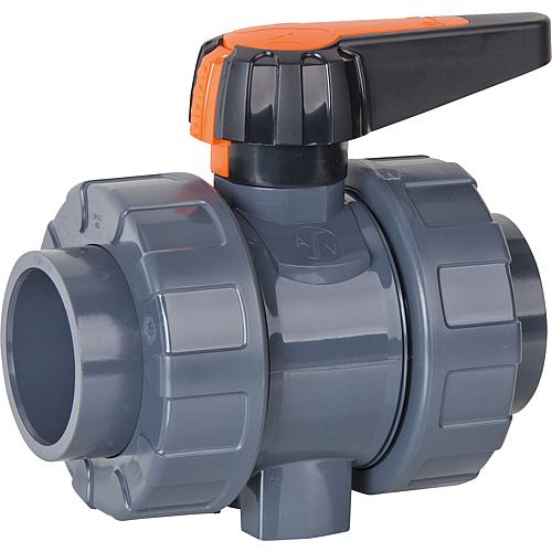 PVC-U glue fitting ball valve