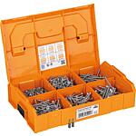 Screw assortment, countersunk head, Torx® in L-BOXX® Mini, fully and partially threaded, 700 pieces