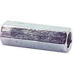 Hexagonal nut, 3 d high DIN 6334 galvanised