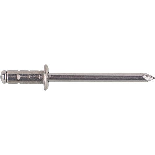 Blind rivets GESIPA PolyGrip®, tubular rivets: stainless steel A2, rivet mandrel: stainless steel A2 Standard 1