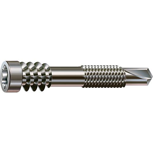 Terrace screw SPAX, stainless steel A2 Fixing thread for aluminium structure Ø 5.0x44 mm, PU 100 units