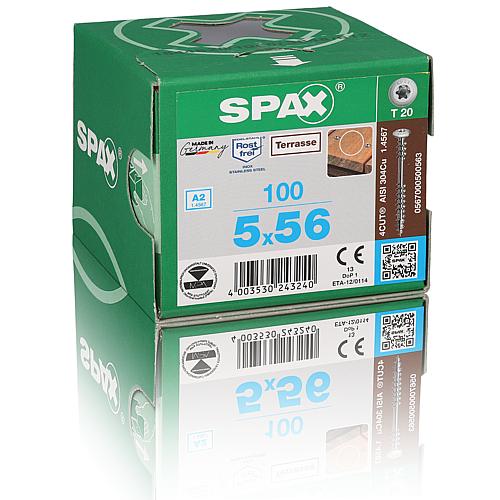 SPAX® wood patio screw, thread ø: 5.0 mm, head ø: 10.0 mm, standard packaging Anwendung 2