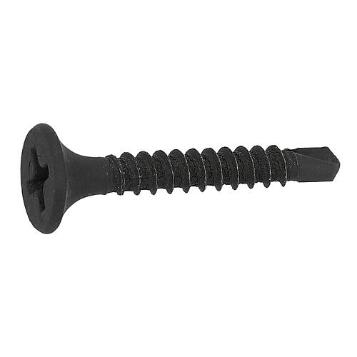 Cross slot dry wall screws with drilling tip, GIX-D model Standard 1