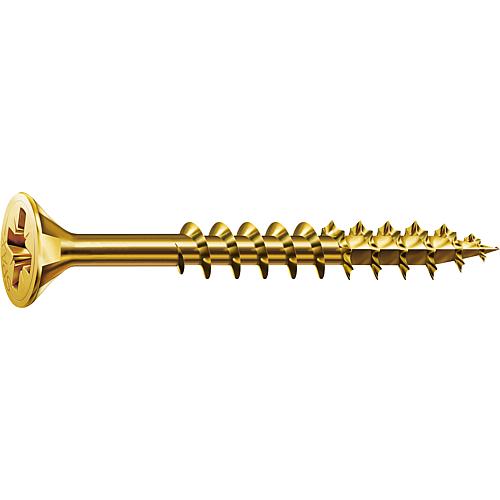 SPAX® universal screw, 2 thread ø d1: 5.0 mm, head ø: 9.7 mm, standard packaging