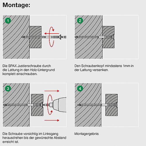 Justierschraube, Teilgewinde, Wirox, Flachkopf, T-Star Plus Anwendung 2