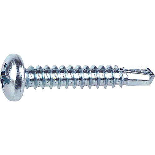 Pan head drilling screws Phillips, stainless steel A2