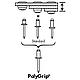 Blind rivets GESIPA PolyGrip®, tubular rivets: aluminium, rivet mandrel: galvanised steel Anwendung 2