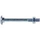 Flat round-head screw DIN 603-4.6 Mu, electrogalvanised, thread ø 5 mm