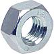 Hexagonal nuts, fine thread, Cl. 8 DIN 934 galvanised Standard 1