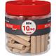 TOX wooden dowel Boltfix wood 10x40 mm, corrugated dowel solid beech PU: 80