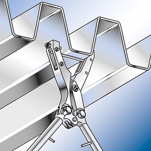 Trapezoidal hanger TZ H, galvanised steel