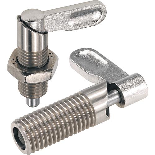 Locking bolts, shape B, stainless steel Standard 1