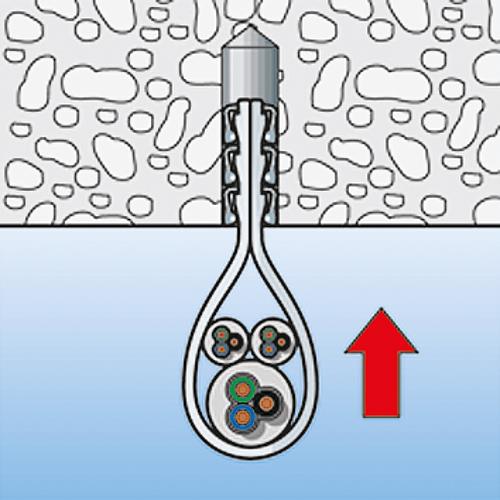 fischer Steckfix plus Leitungsschlaufe LS Anwendung 4