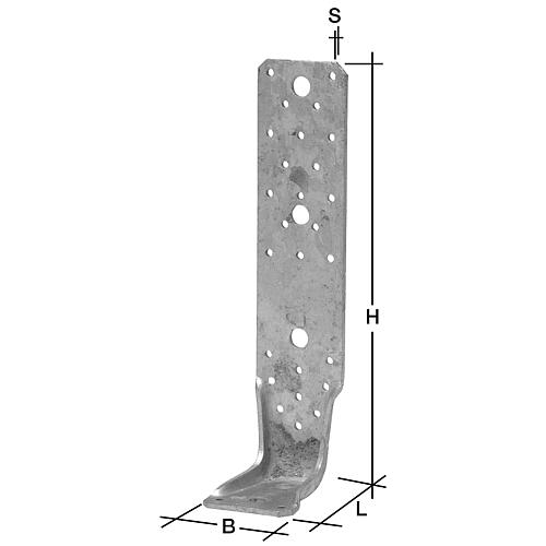 Raccord coudé 285 x 85 x 4,0 360° Grad