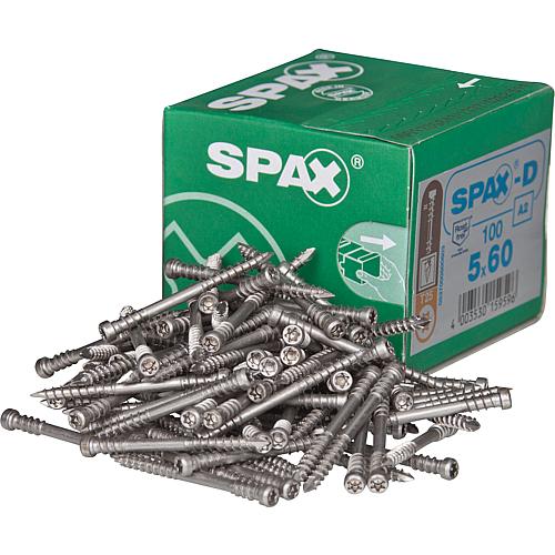 SPAX® vis de terrasse, ø filetage d1: 5,0 mm, ø tête : 7,0 mm, emballage standard Anwendung 2