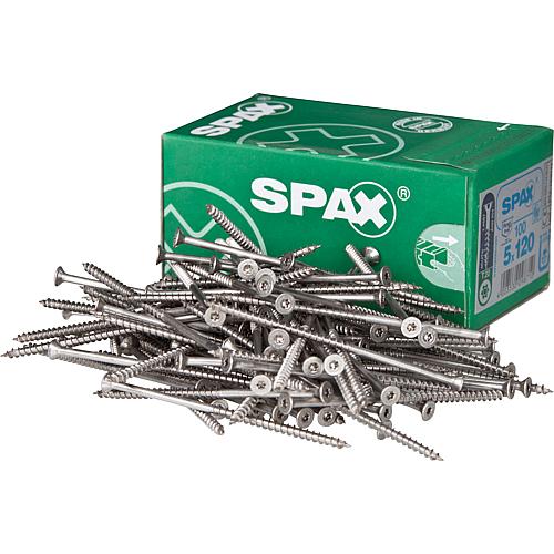 SPAX® universal screw, thread ø d1: 5.0 mm, head ø: 9.7 mm, standard packaging