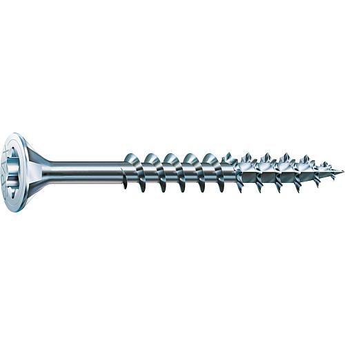 SPAX® universal screw, thread ø d1: 6.0 mm, head ø: 11.6 mm, small packaging, 4CUT milling cutter Standard 1