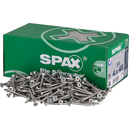 SPAX® universal screw, thread ø d1: 4.5 mm, head ø: 8.8 mm, standard packaging, blade size: T 20 Standard