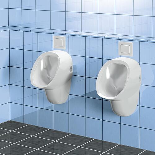 Urinals & washbasin attachment XL Anwendung 1