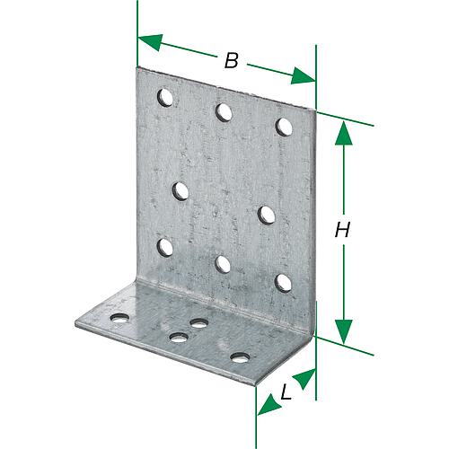 House door bracket, hot-dip galvanised, type SXABB Anwendung 1