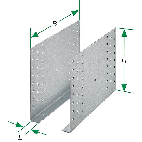 Gerberverbinder Typ SXGER, 2-teilig Anwendung 1