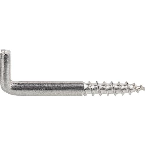 Slotted screw hook with wood thread 5.2x50 A2 PU 100