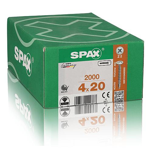 Spax Wirox full thread cross-head rear panel cap screw, PZ2 4.0