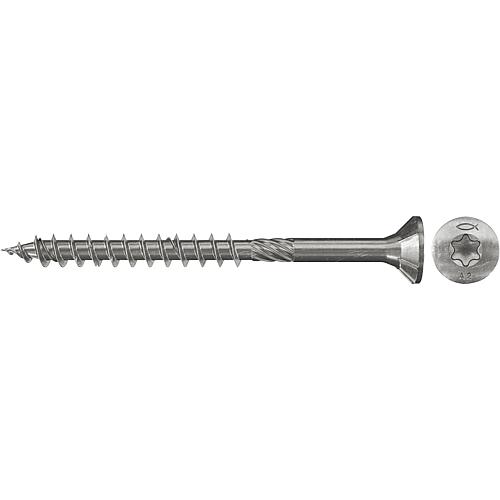 Fischer, Power-Fast II chipboard screws, thread ø d1: 9.5, head ø: 8.0, stainless steel A2