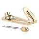 Floreat hooks with pins brass-plated d=2 PU = 7 pieces