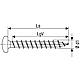 SPAX® Universalschraube, Gewinde-ø d1: 3,0 mm, Kopf-ø: 6,0 mm, Standardverpackung Standard 3