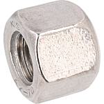 Hexagonal cap nuts, low shape DIN 917 A2