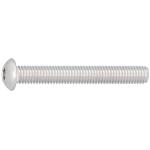 Flat round head screws TX, full thread ISO 7380-1
