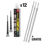 Verbundmörtel-Set TOX Liquix Pro + 3x GRATIS Hammerbohrer X-CUT PRO, 15-teilig