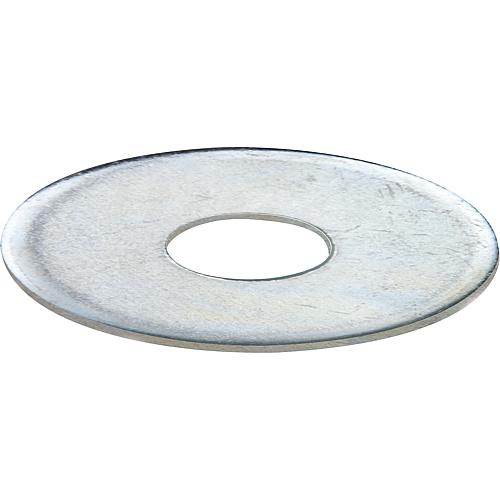 R-shape washers, galvanised